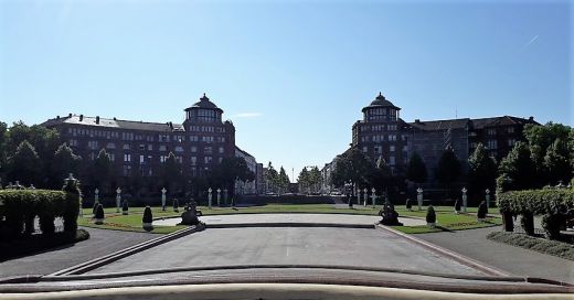 Mannheim: Die Jungendstil-Anlage "Am Friedrichsplatz" morgens um 10.15 Uhr